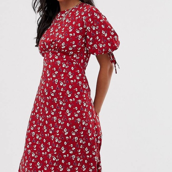 petite midi tea dress